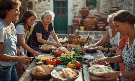 Μαγείρεψε με γιαγιά σε χωριό της Κρήτης